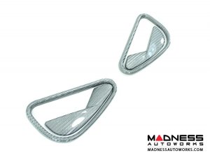 Alfa Romeo 4C Interior Door Handle Set - Carbon Fiber - White Candy Alfa Romeo 4C Interior Door Handle Set - Carbon Fiber - White Candy